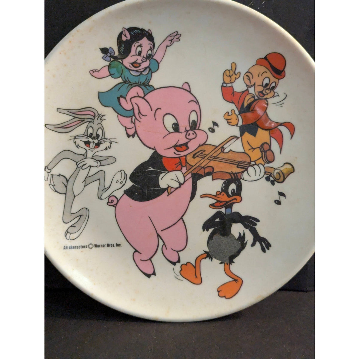 Vintage Lenox Ware Warner Bros Looney Tunes Melamine Plate St Louis MO