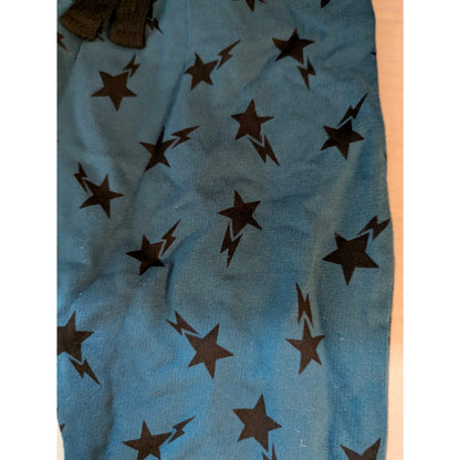 Koala Baby Blue Black Star Print Pull On Knit Pants Leggings Size 9-12 Months
