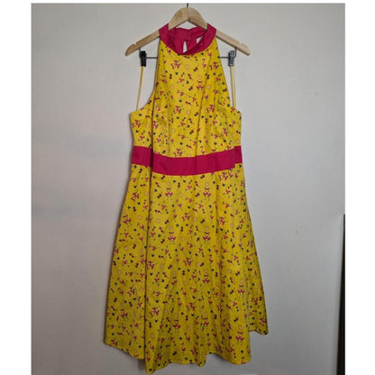 disney the dress shop Size Medium Fit Flare Sleeveless Matching Hair Tie