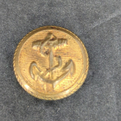LOT CC of 10 Antique Vintage Victorian Brass Mixed Materials Buttons ESTATE FIND