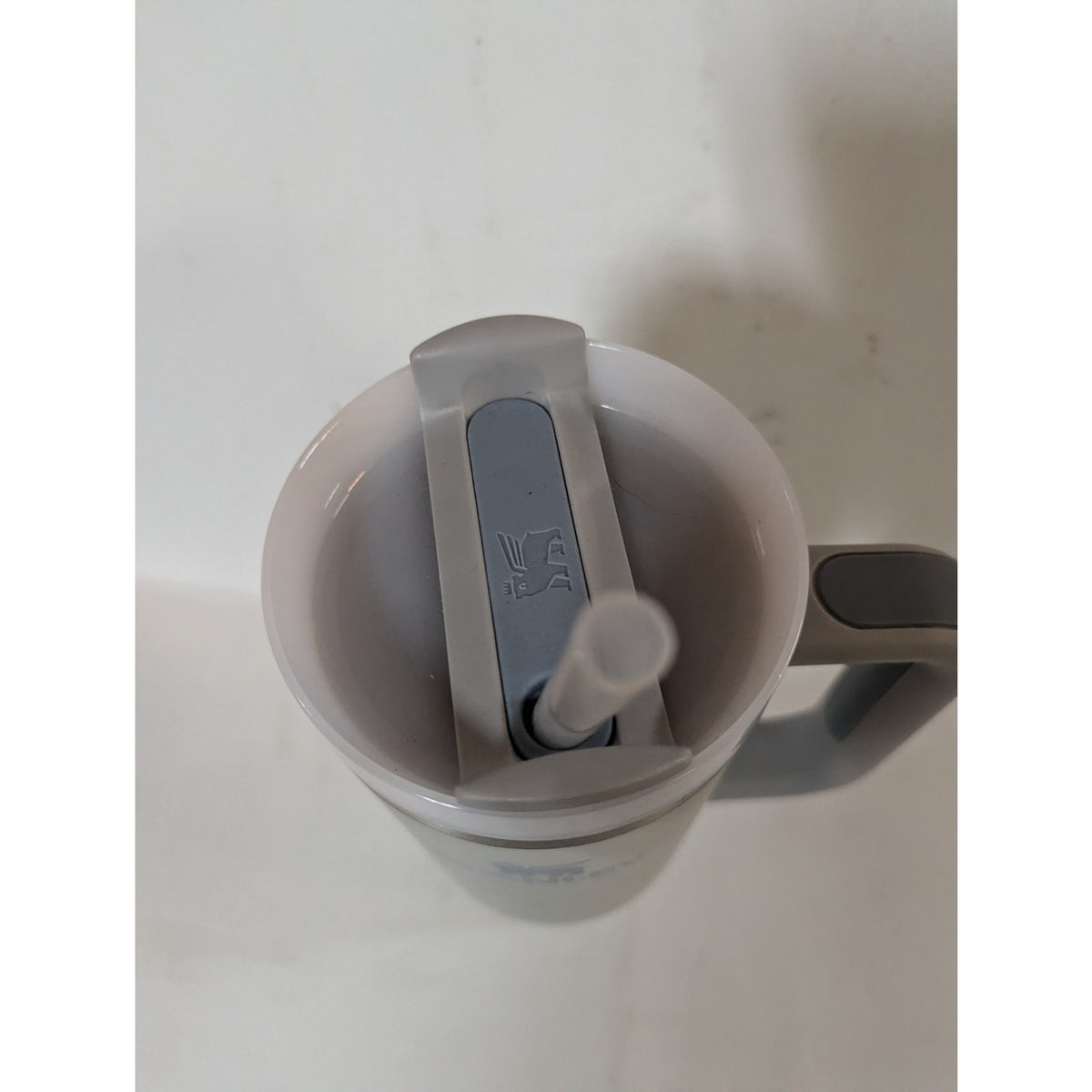 Stanley Gray big grip travel quencher 30 Oz. Coffee Mug Lid Straw PERSONALIZED