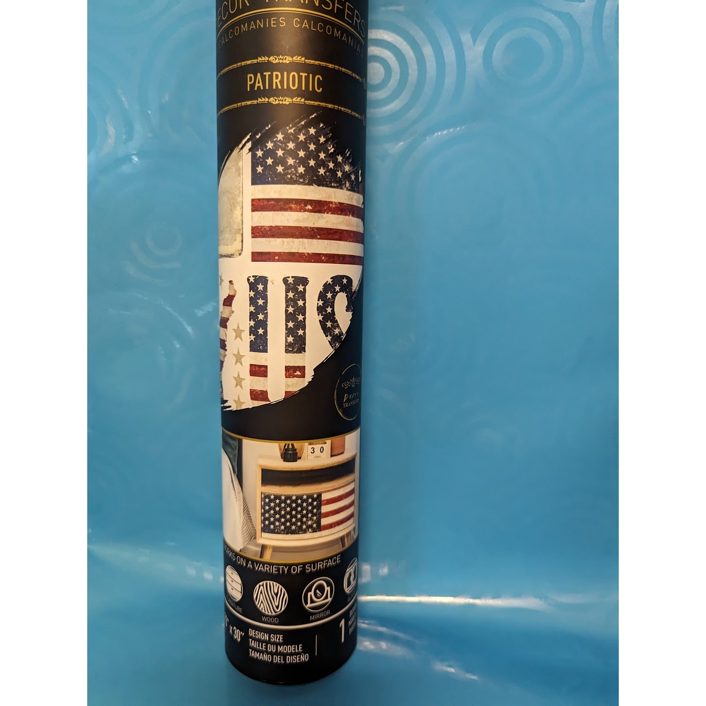 Re Design by Prima Transfer Sticker Patriotic 23x30" United States of America