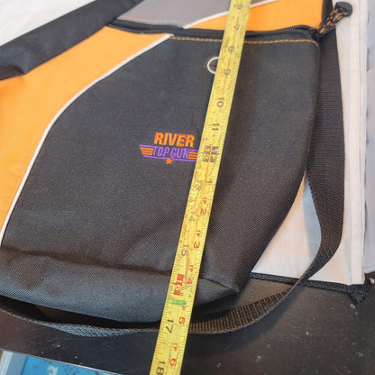 Leed's Sling Bag Crossbody backpack River Top logo Yellow Black Sail TRAVEL