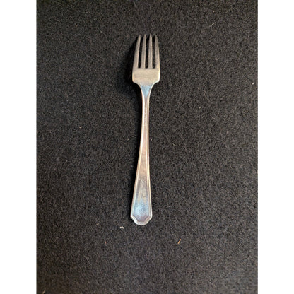 Niagara Silver Plate Glendale Salad Fork 6" Vintage Art Deco Replacement