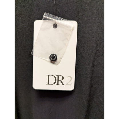 DR2 short sleeve blouse top shirt Size Medium casual career scoop neck NEw GRAY