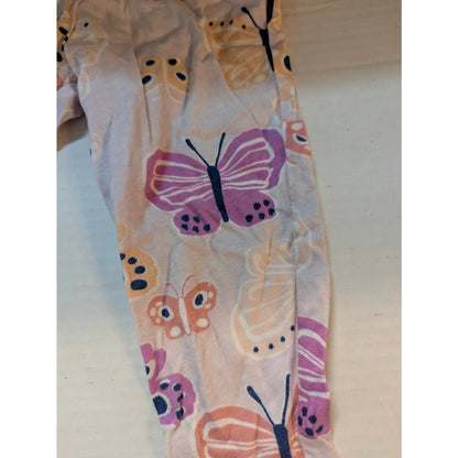 Carter's Baby Girls White Butterfly Floral Print Leggings 18 Months
