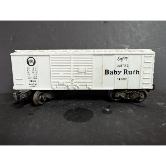 Vintage LIONEL train Baby Ruth Candy BoxCar X60147 Metal /Plastic