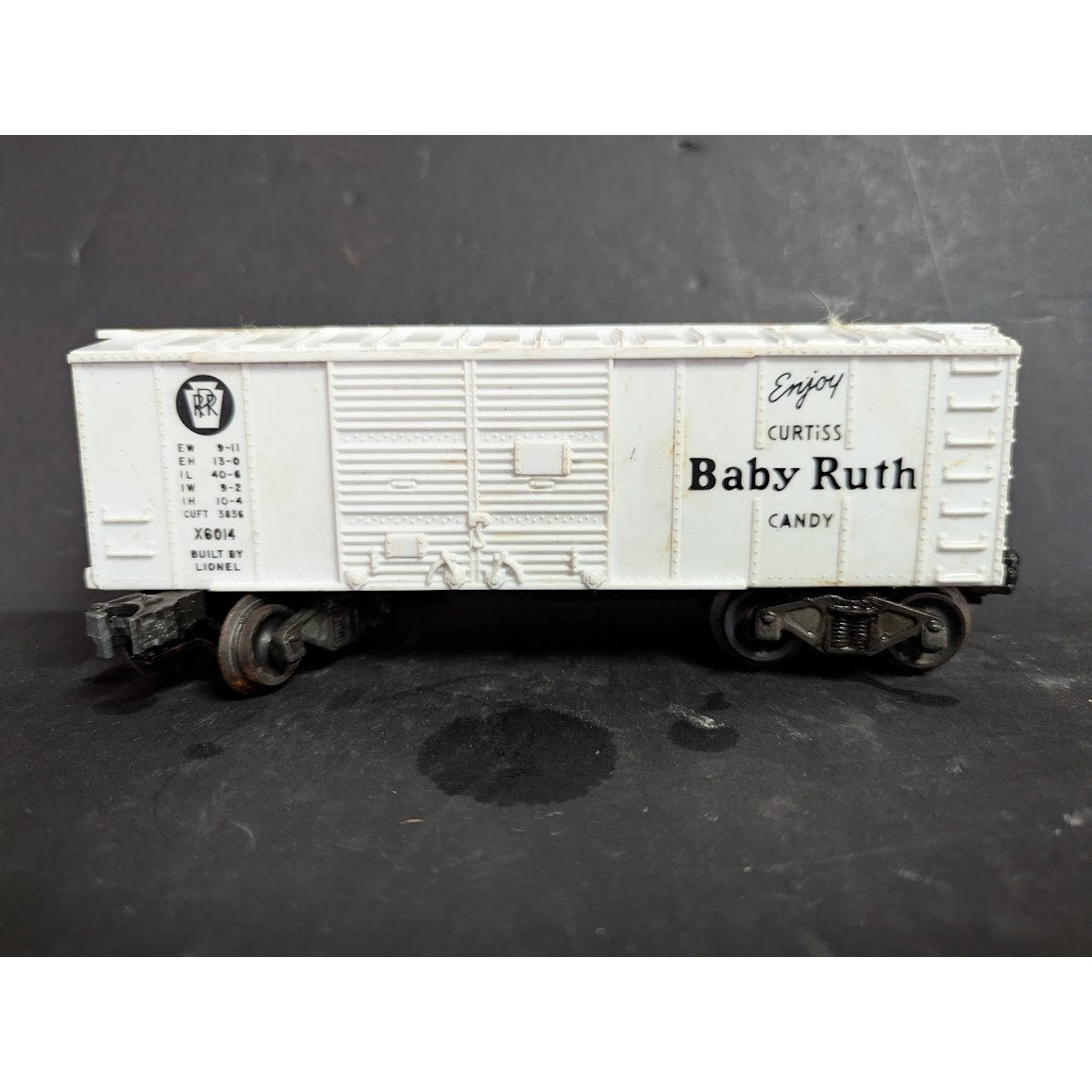 Vintage LIONEL train Baby Ruth Candy BoxCar X60147 Metal /Plastic