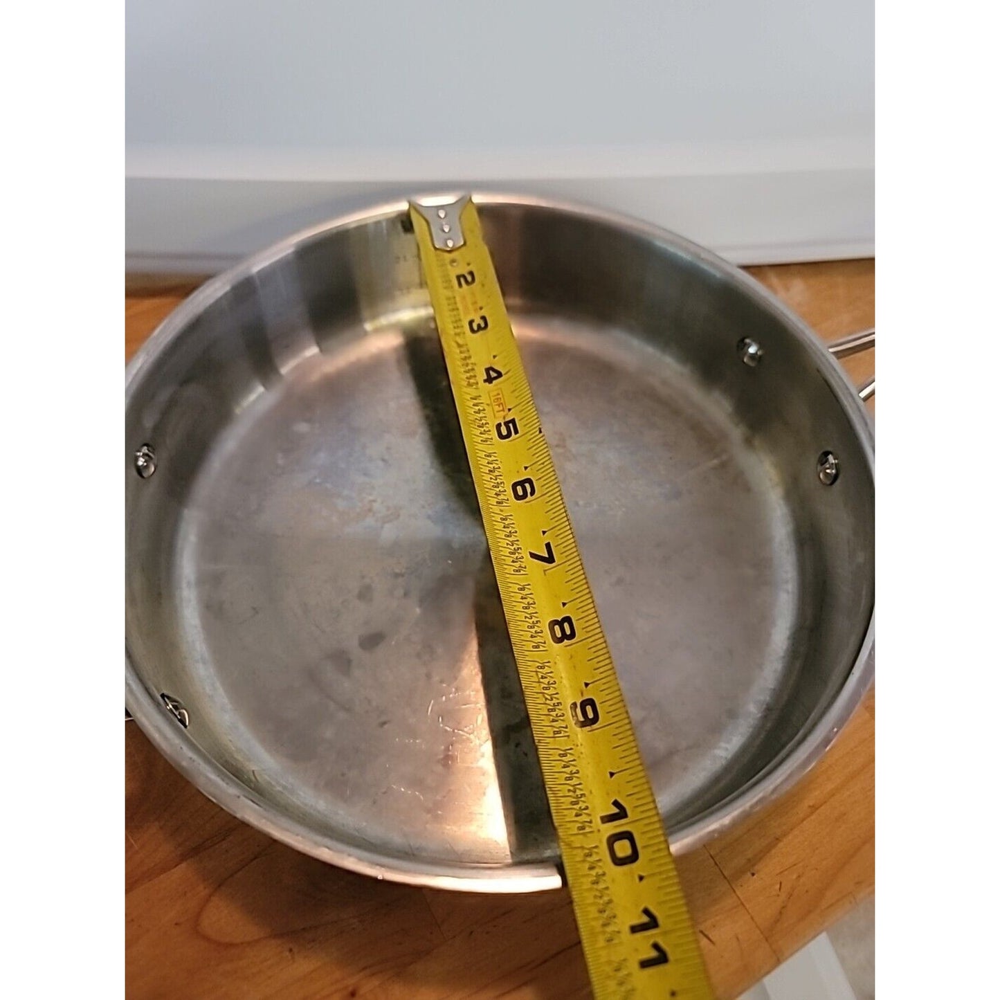Cuisinart Stainless Steel 3.5 Qt Skillet Pan #39178 NICE 7335-26HG Induction