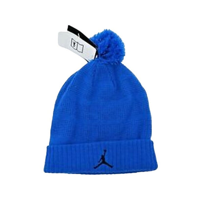 Nike Air Jordan Jumpman NWT Soar Blur Blue Beanie Pom Pom Youth