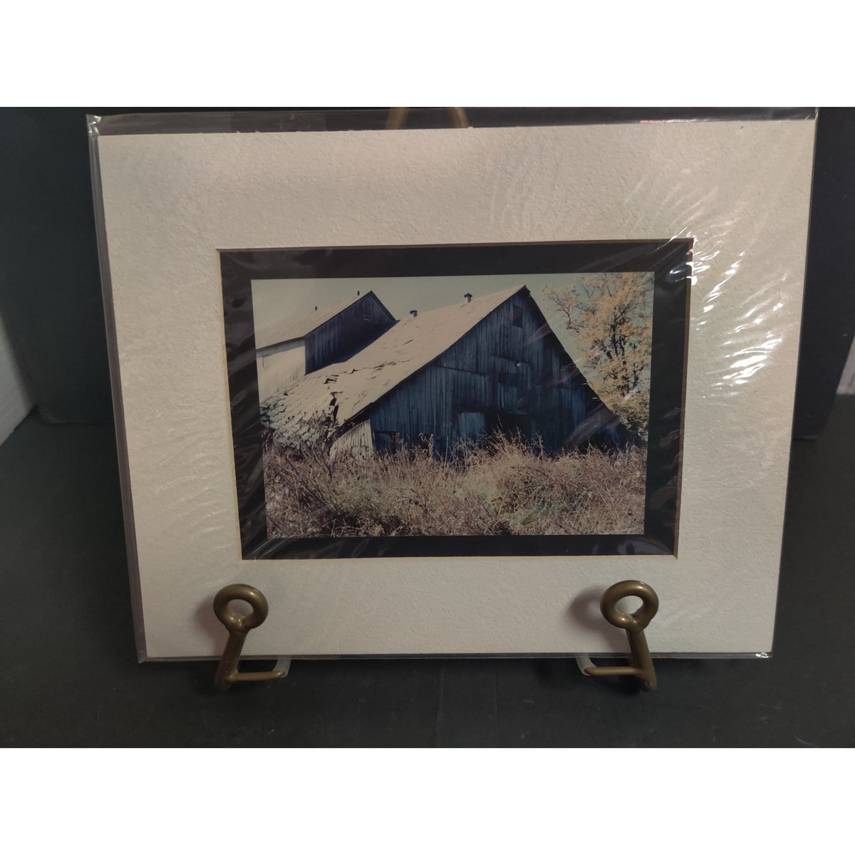 Original Rustic Barn Architecture Photograph Signed Dan Evans Matted Print