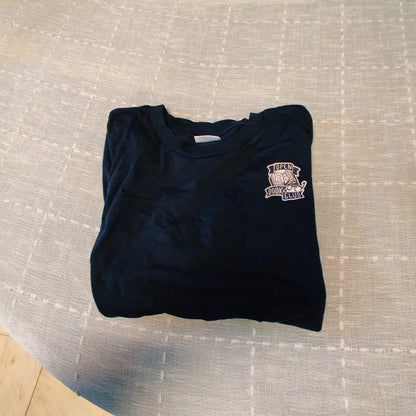 Abound Women's Club Open Book Graphic Crew Neck T Shirt Blue Size Small NWT