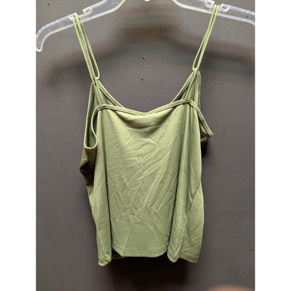 Vera Moda Sage Green Tank top ribbed Size Medium layering NEW
