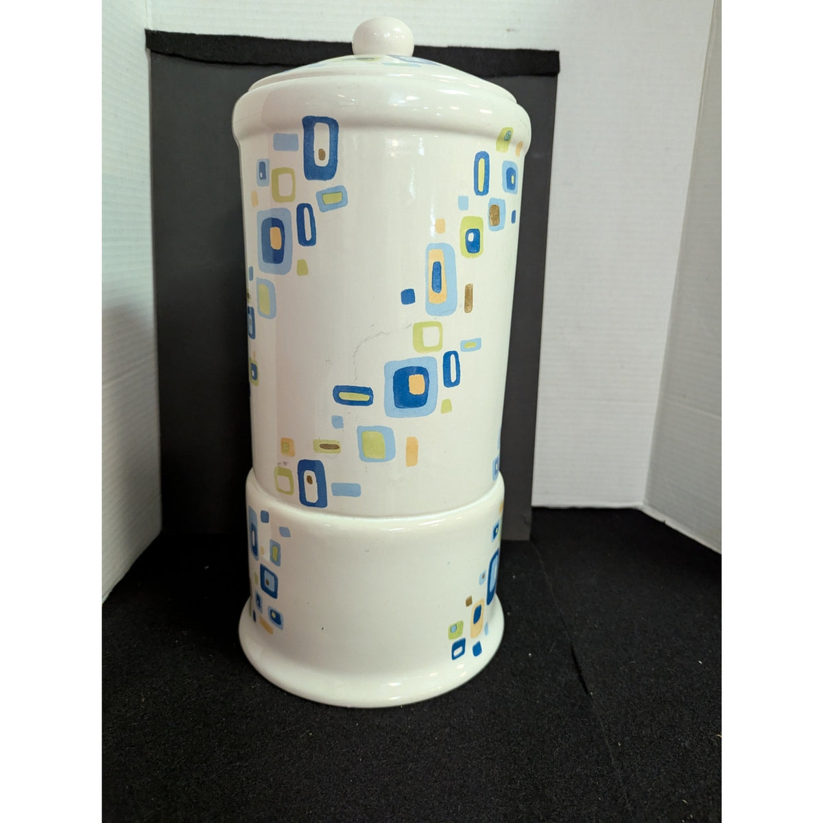 DesignPac Mid Century Modern Geometric Ceramic Beverage Dispenser