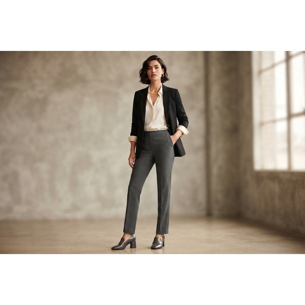 Alex Marie Size 4P Career Gray Pants Trousers