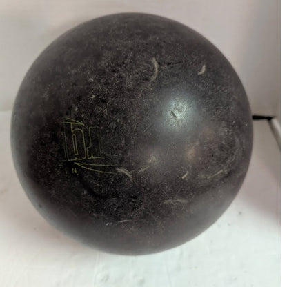 Vintage AMF Night Hawk Bowling Ball 13lbs Black Reactive Resin Pre Drilled