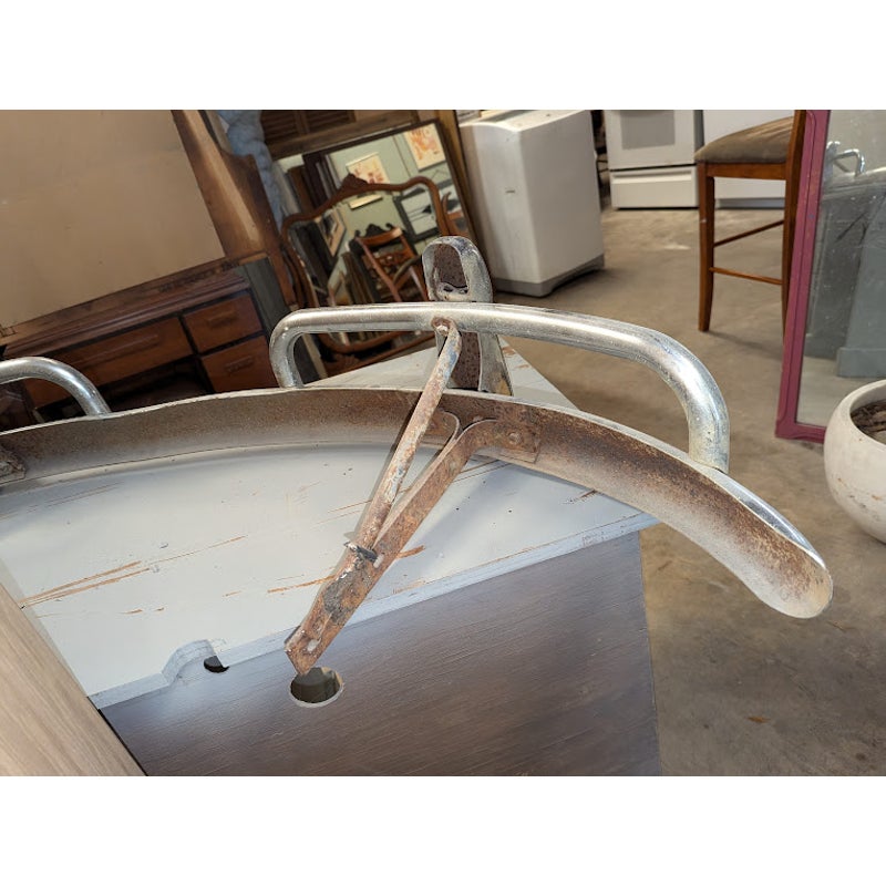 Secondhand Sandies: Vintage Petite French Provincial Marble Top Sideboard on Casters
