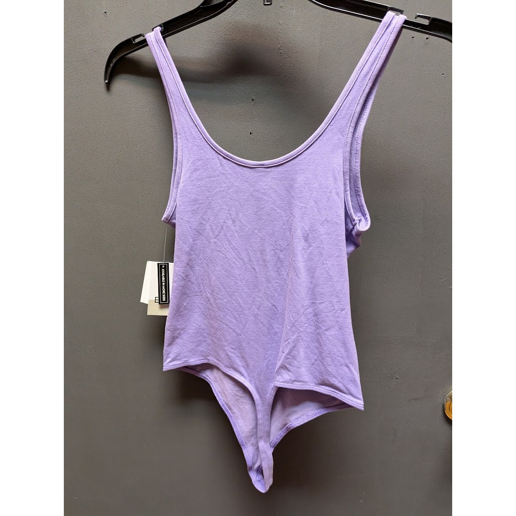 BP. purple tank top style bodysuit thong scoop neck sleeveless Size XS layering