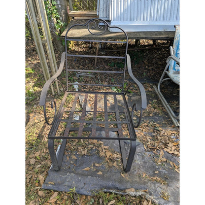 SECONDHAND SANDIES: outdoor patio metal chair bounce rocker