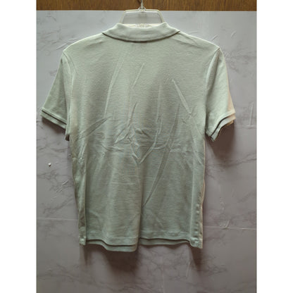 Lauren Ralph Lauren Light Green Cotton Polo Shirt Yellow Crest Size Small Preppy