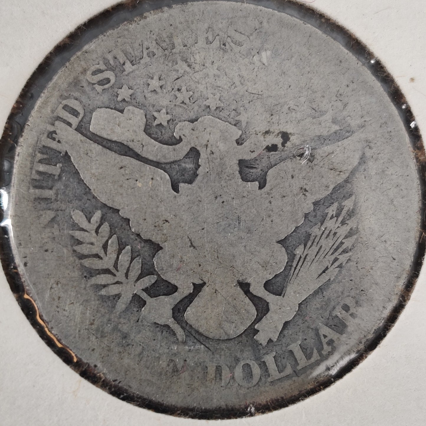 1892 Barber Silver Quarter - First Year of Issue Vintage US Coin - Good
