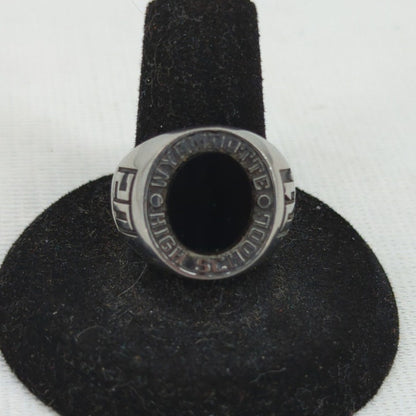 Vintage Wyandotte High School Class of 2001 Stainless Steel Ring No Stone