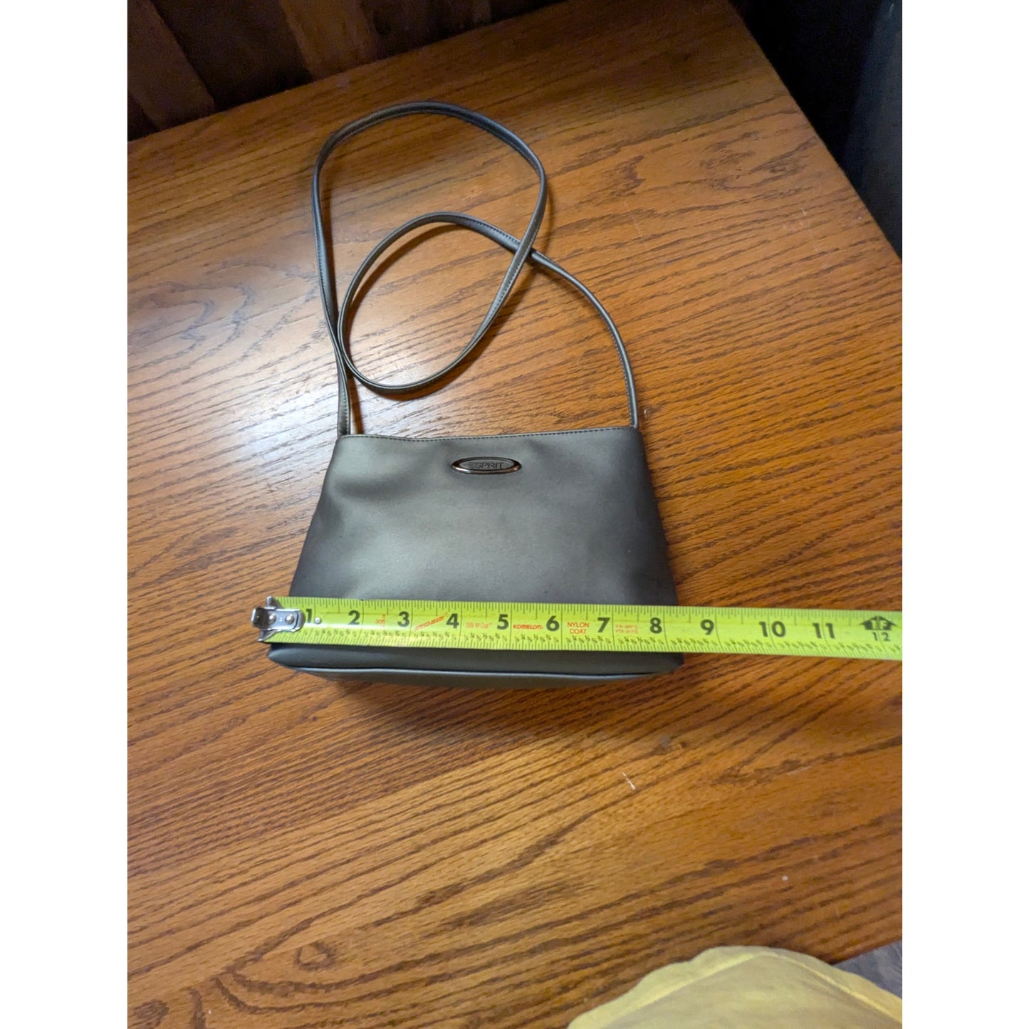 Vintage Esprit Gray Minimalist Small Crossbody Shoulder Bag