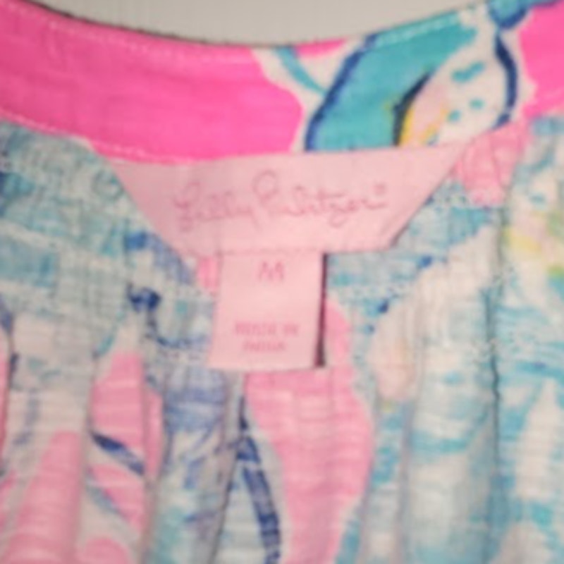 Lilly Pulitzer Essie tank top in the "Lobsters in Love" print Size Medium