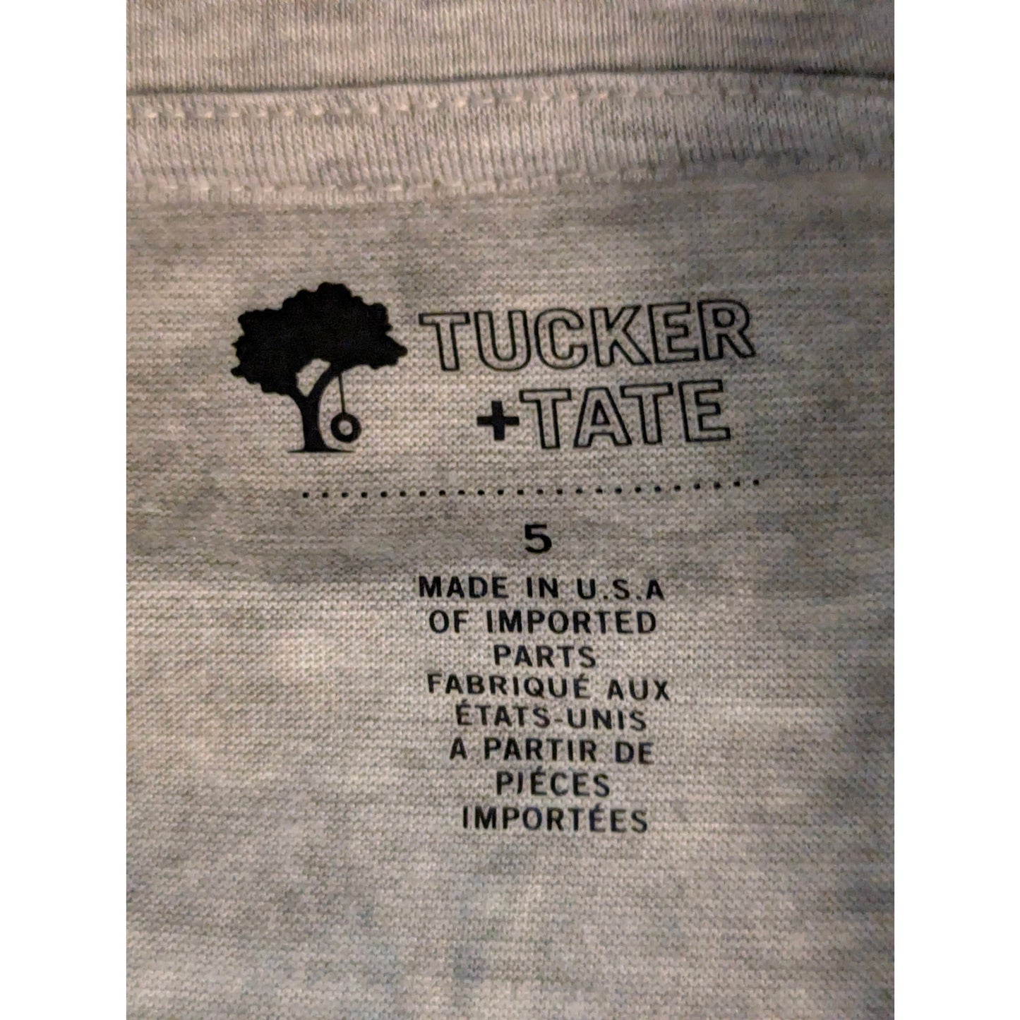 Streetwear Tucker + Tate Boys Gray Vote Graphic T-Shirt NWT 5