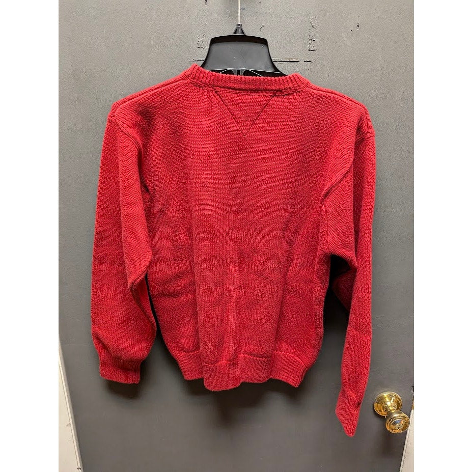 Vintage Toacmmy Hilfiger Burgundy Sweater Large Preppy Y2K Womens