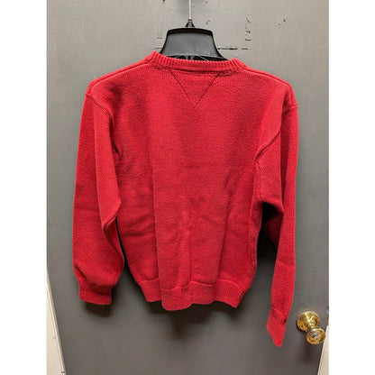 Vintage Toacmmy Hilfiger Burgundy Sweater Large Preppy Y2K Womens