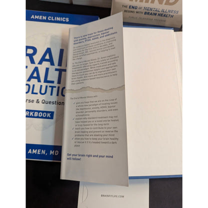 Dr Daniel Amen Change Your Brain Heal Your Mind Book & DVD Set Collection