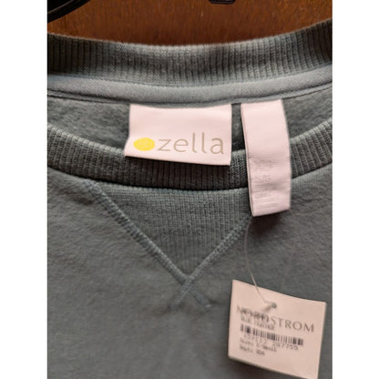 Zella NEW blue heather long sleeve sweatshirt XS youth 5/6 girls athleisure