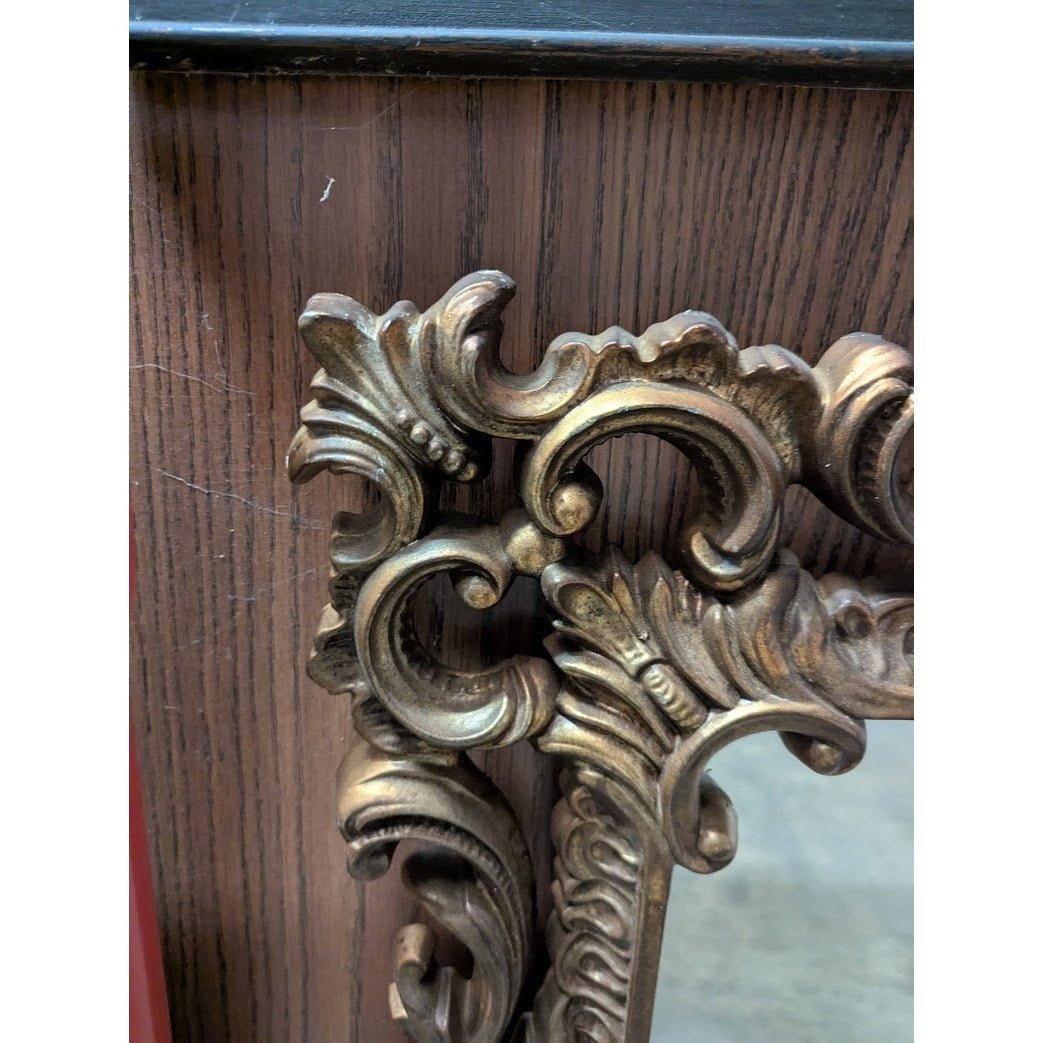 SECONDHAND SANDIES: Vintage 48" x 33" Ornate Molded Mirror gold finish