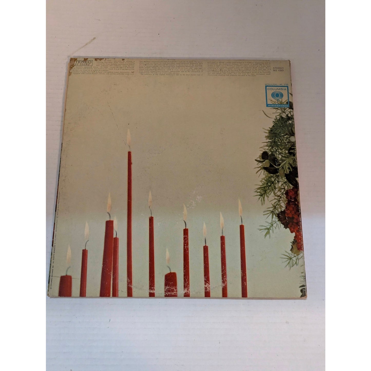 The Glorious Sound  Christmas Philadelphia Orchestra Columbia MS 6369 Stereo LP
