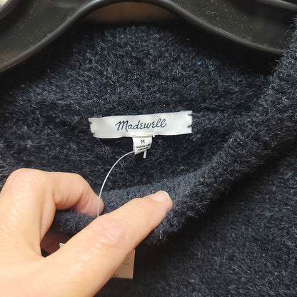 Madewell size Medium long sleeve sweater crew neck fuzzy