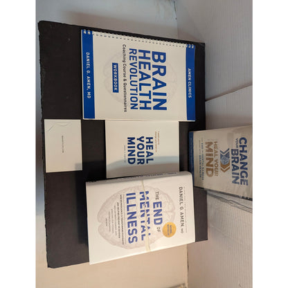 Dr Daniel Amen Change Your Brain Heal Your Mind Book & DVD Set Collection