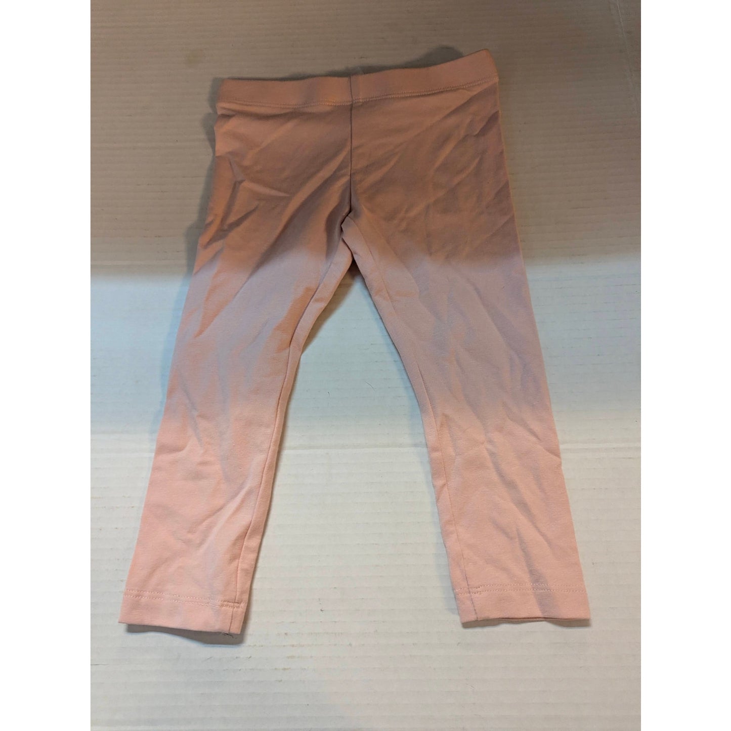 Nordstrom Girls Pink Ribbed Knit Leggings 2