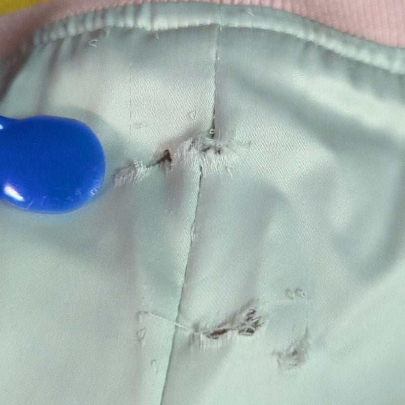 Ice Cream by Billionaire Boys Club Satin Bomber Jacket Mint Pink Small FLAWED