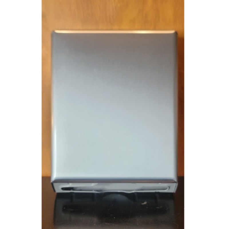 Metal Wall Mount Paper Towel Dispenser Commercial Silver C-fold or Multi Fold