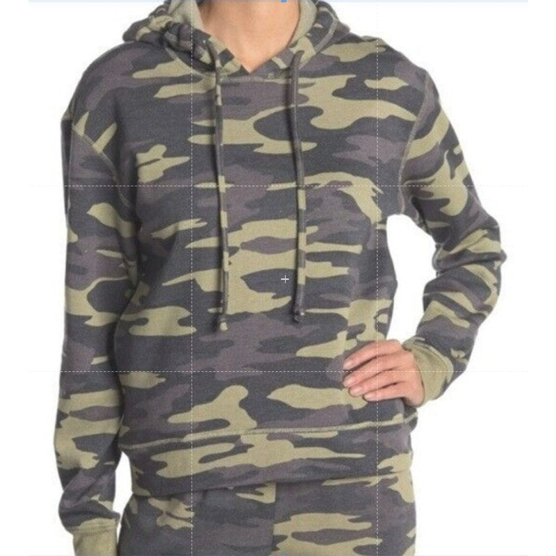 SOCIALITE Fleece Lined Pullover Hoodie Sweatshirt Sz XL/Extra Large in Camo NWT