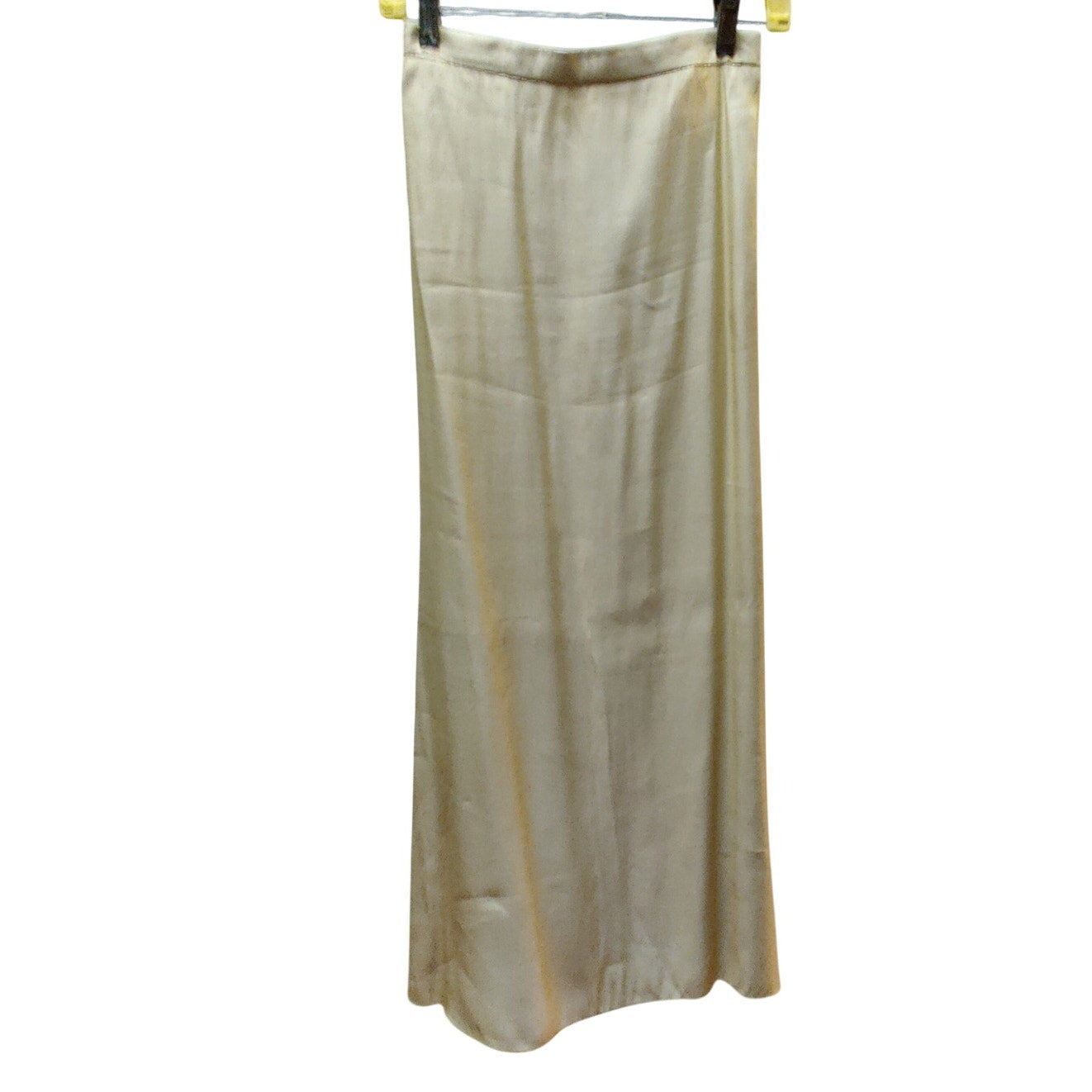 Vintage Rhapsody Ltd Champagne Shimmery Maxi  Lined Small No Pockets