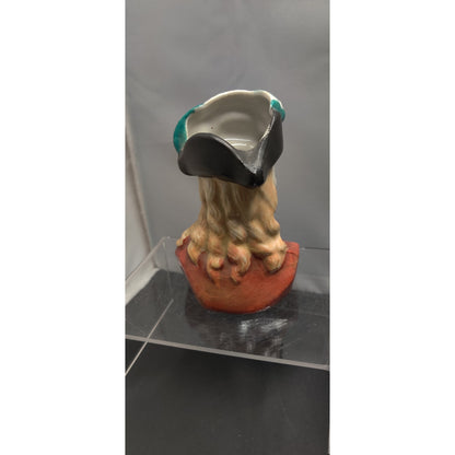 Vintage 1950s Colonial General Soldier HeadVase Planter Figurine Kitsch Regal