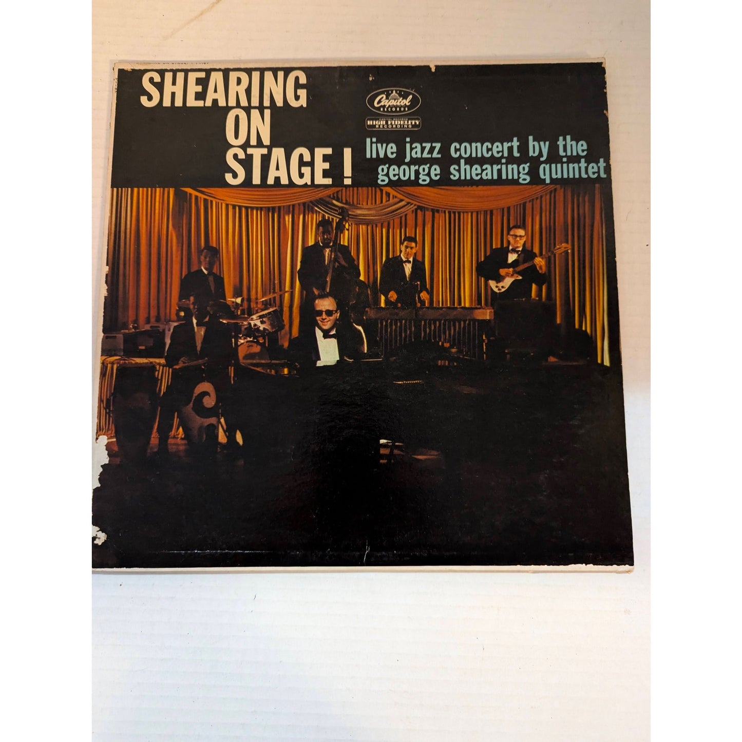 Shearing on Stage! The George Shearing Quintet Capitol T-1187 Mono Vinyl LP