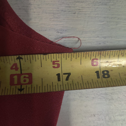 Vintage Coldwater Creek Red Knit Asymmetric Neckline Maxi Tank Dress