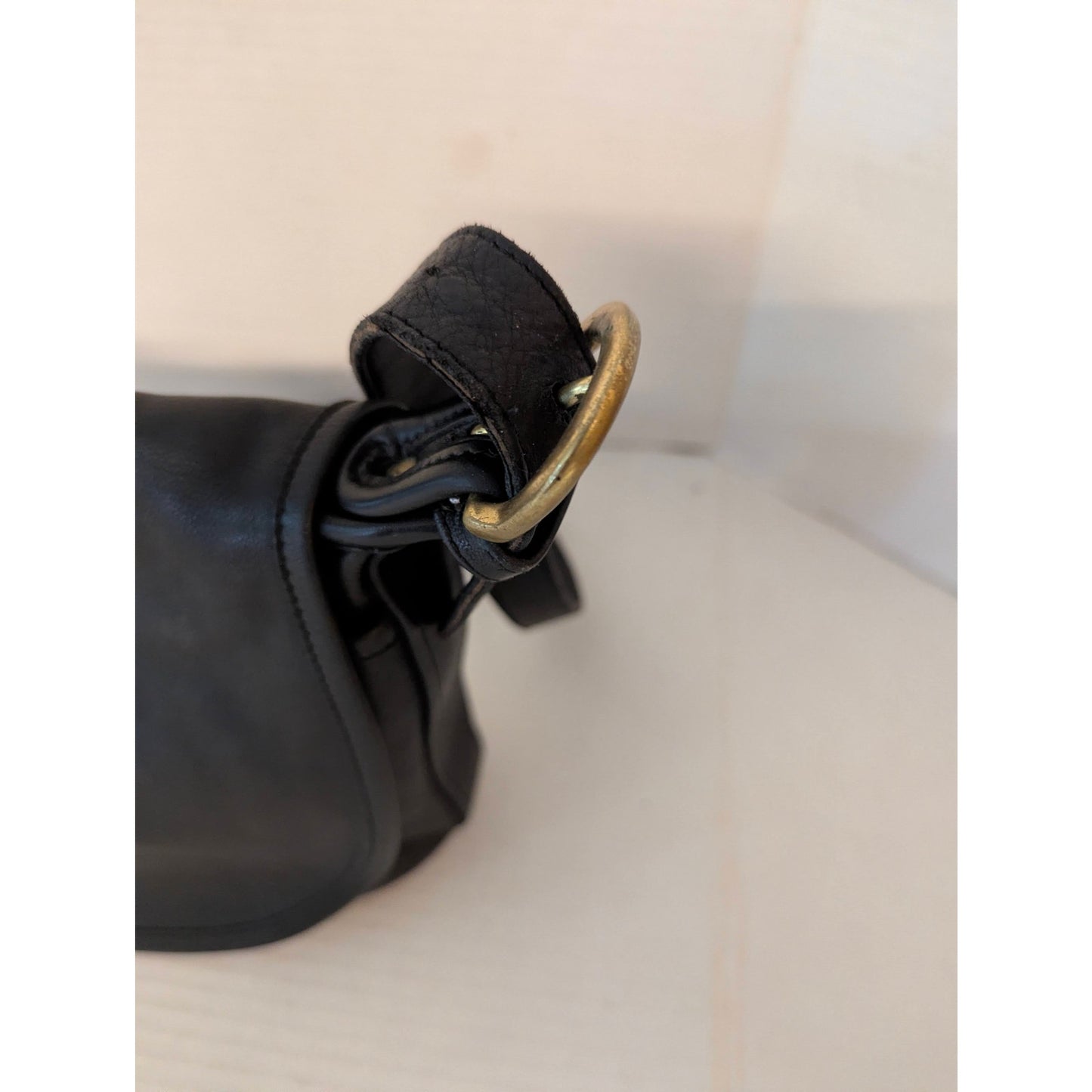 Vintage Coach Soho Fletcher Bag Black Leather Crossbody Style 4150 USA