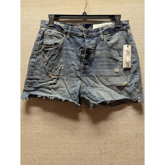 Treasure Bond Foster Boyfriend High Rise Destroyed Cutoff Jean Shorts Size 32"