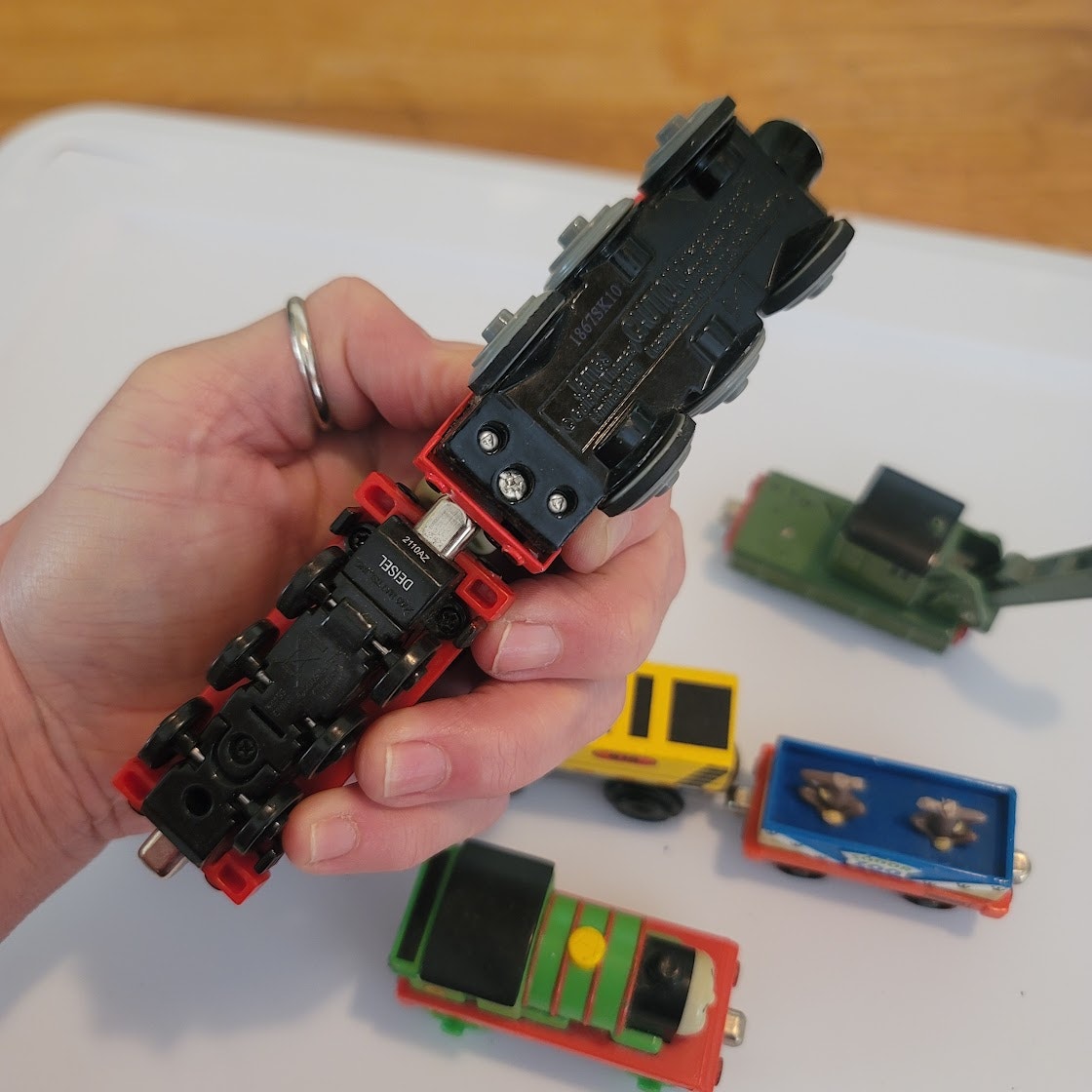 Lot of 7 Pre-owned Vintage Thomas & Friends Train and KidKraft train set pieces
