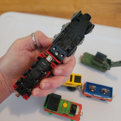 Lot of 7 Pre-owned Vintage Thomas & Friends Train and KidKraft train set pieces