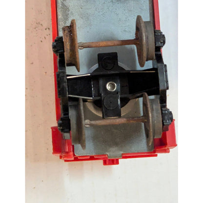 Vintage Red Model Train Caboose Car Metal Undercarriage Lionel #6017